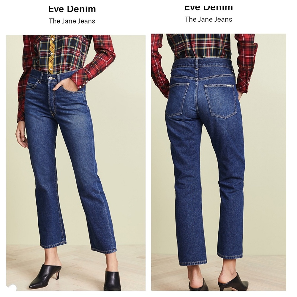 Eve Denim The Jane Flare Raw Hem Jeans